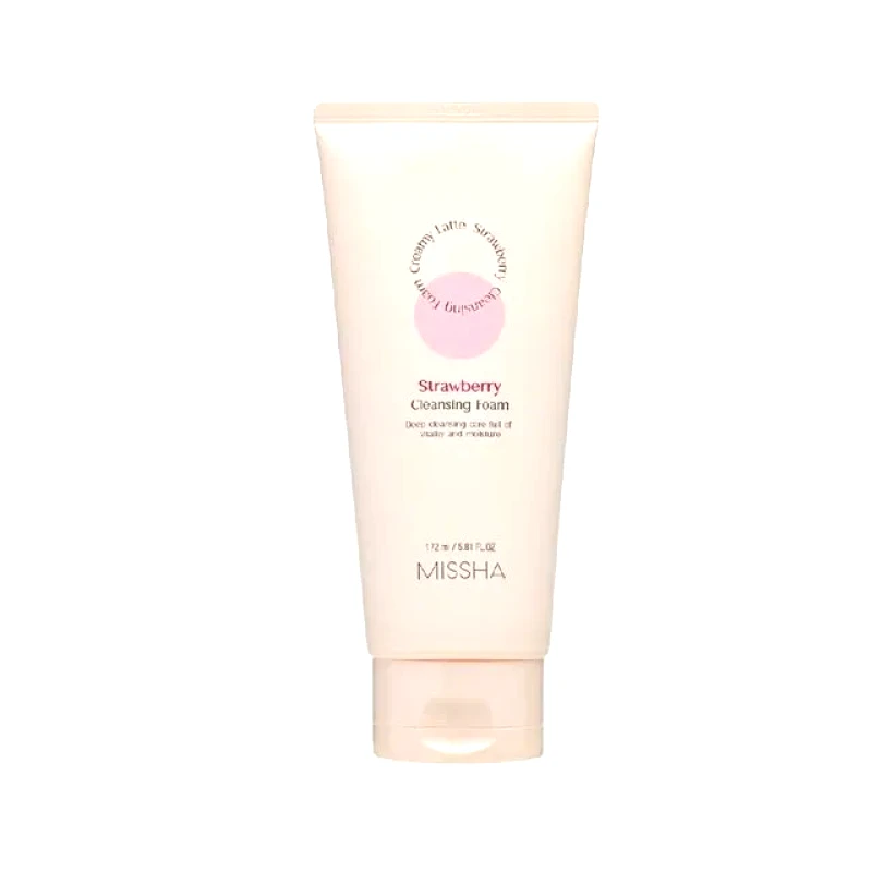Missha Missha Strawberry creamy latte cleansing foam αφρός καθαρισμού 172ml