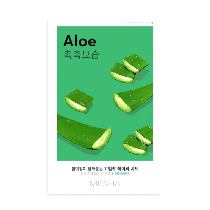 Missha Missha Airy Fit Sheet Mask Aloe Μάσκα Προσώπου 19g