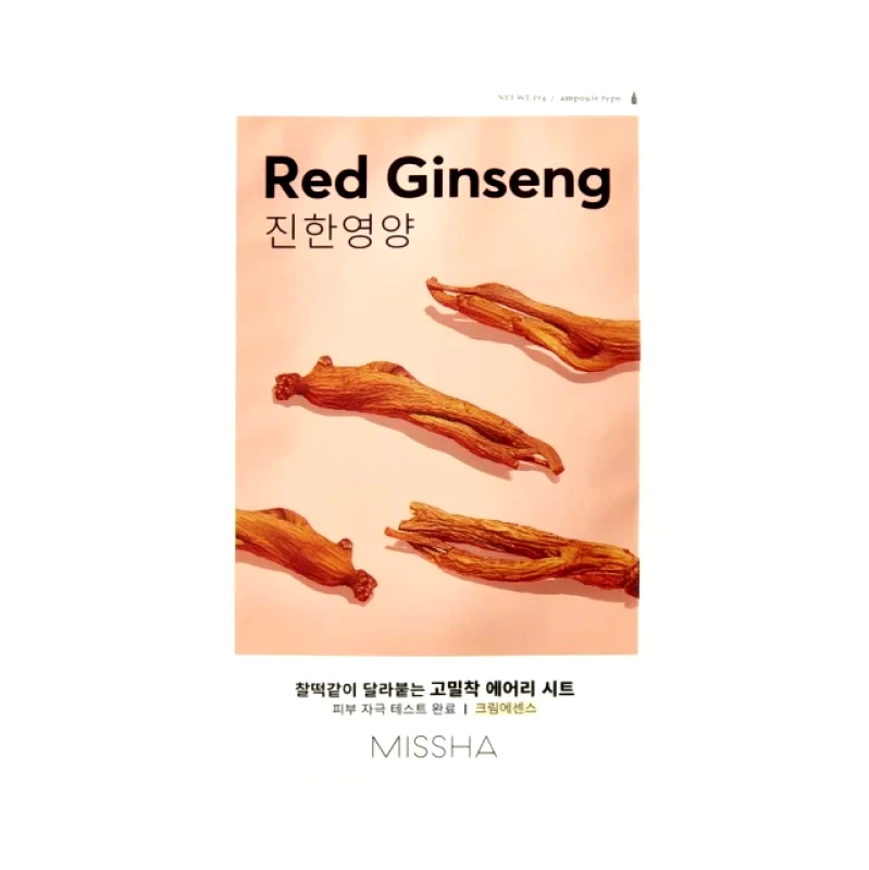 Missha Missha Airy Fit Sheet Mask Red Ginseng 19g