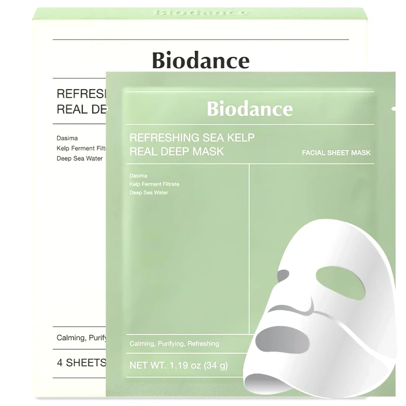 Biodance Biodance Refreshing Sea Kelp Real Deep Mask (4PCS x 34g)