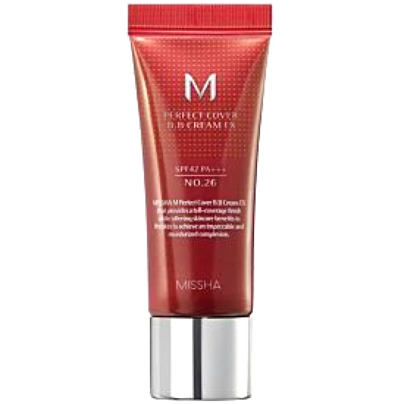 Missha Missha M Perfect Covering BB Cream No.26 Natural Caramel Μεγάλη προστασία και τέλεια κάλυψη SPF42 PA+++ 20ml