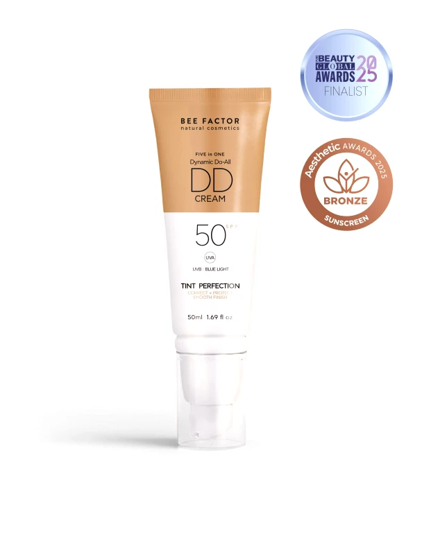 Bee Factor Natural Cosmetics Bee Factor 5 ΣΕ1 DD Κρέμα Προσώπου SPF50 Απόχρωση #02 Medium 60ml