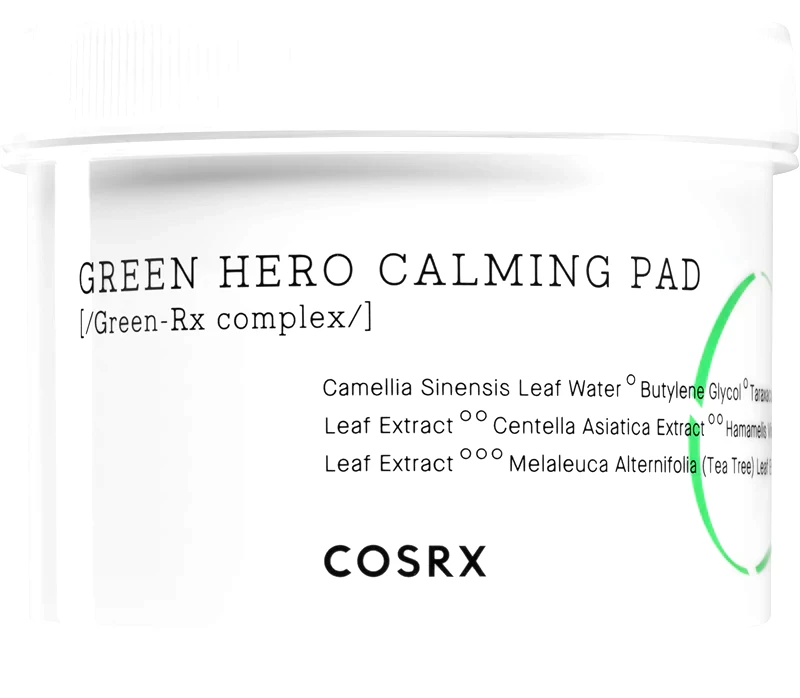 Cosrx Cosrx One Step Green Hero Calming Pad Ανανεωτικά μαντηλάκια με καταπραϋντική δράση 70τμχ