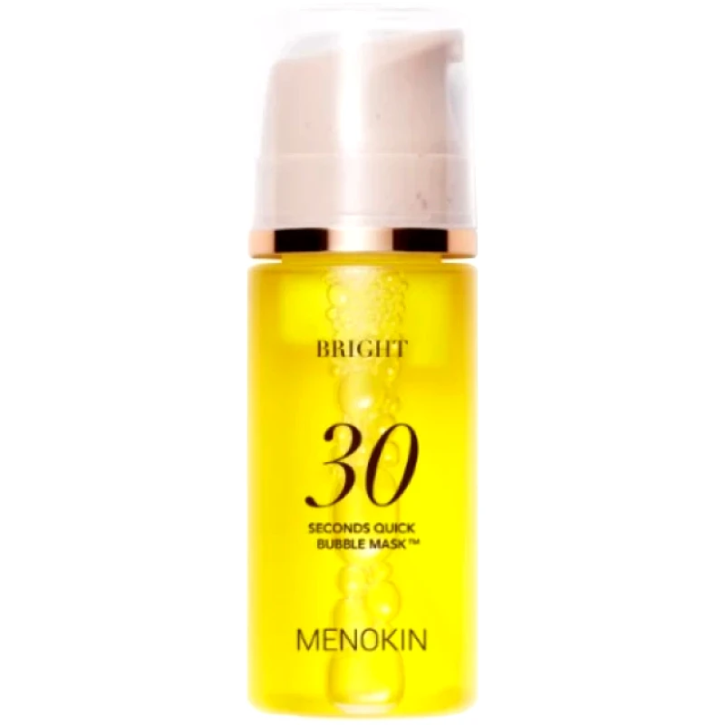 Menokin Menokin - 30 Seconds Quick Bubble Mask Bright - Μάσκα Φυσαλίδων 30 Δευτερόλεπτων για Λάμψη 95ml