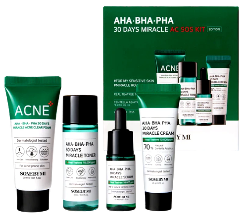 Some By Mi Some By Mi AHA BHA PHA 30 Days Miracle AC SOS Kit