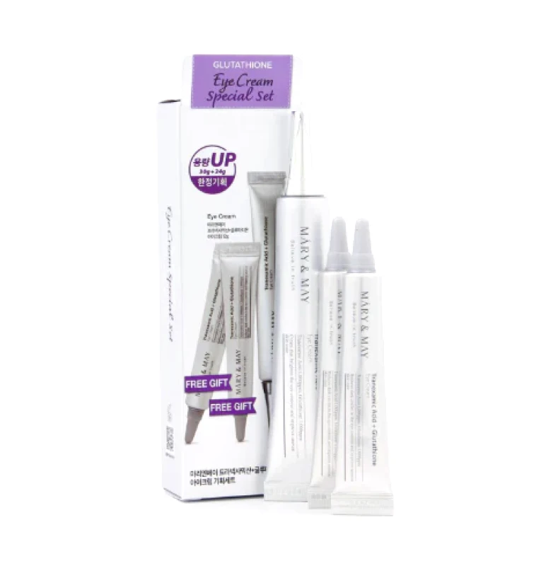Mary &amp; May Mary & May Tranexamic Acid + Glutathione Eye Special Set (30g+12g x2)