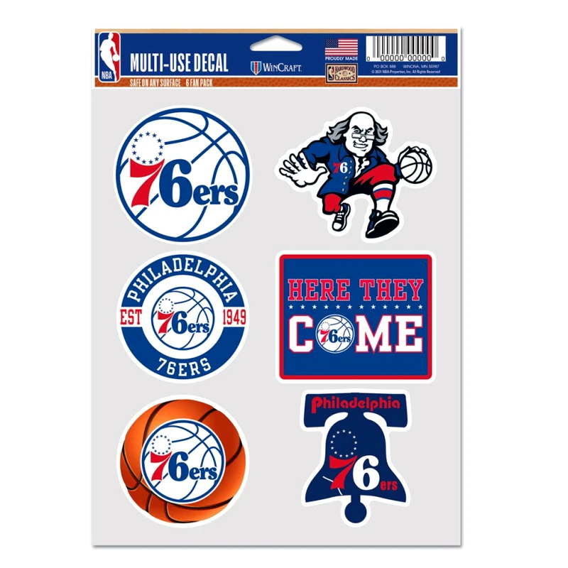 Wincraft Wincraft Nba Fdcl 5.5X7.75 6Pk 76Ers (9000179162_76372)