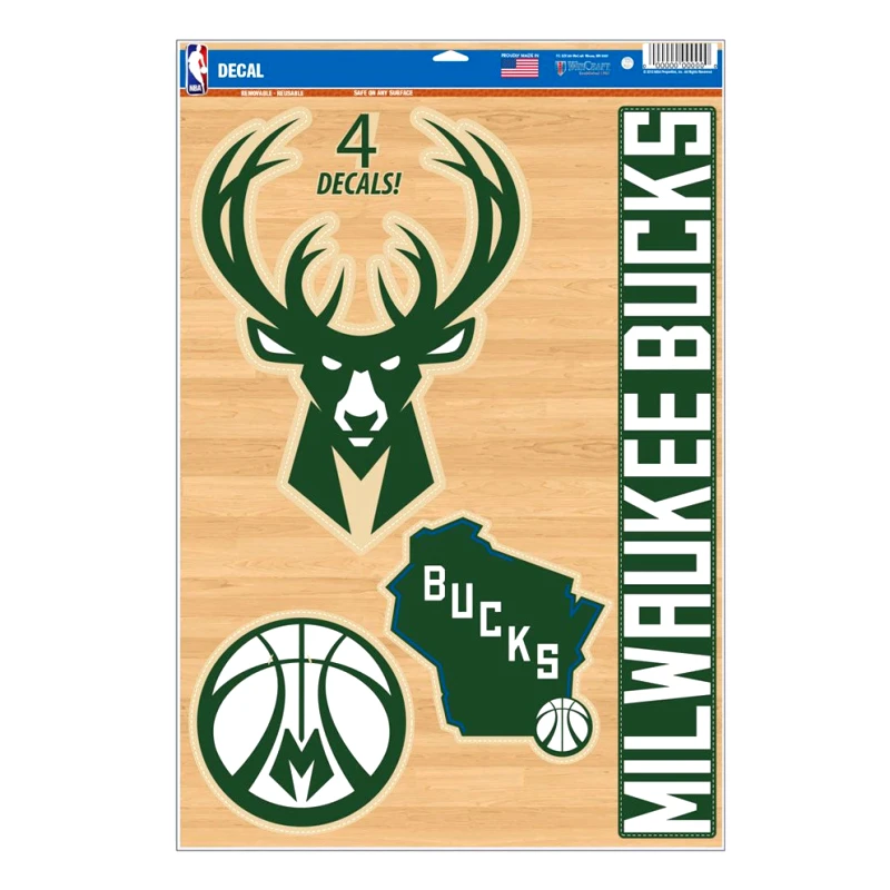 Wincraft Wincraft Nba Mudcl 11X17 M Bucks (9000179179_64442)
