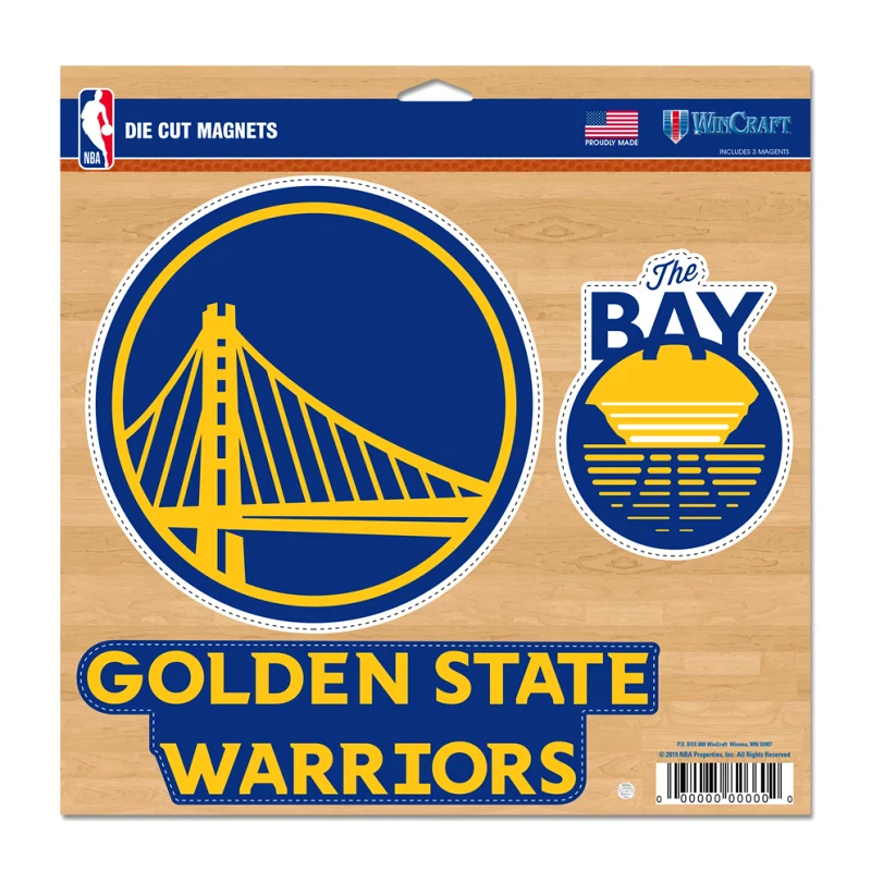 Wincraft Wincraft Nba Fan Mag 11X11 Gs Warriors (9000179129_76362)
