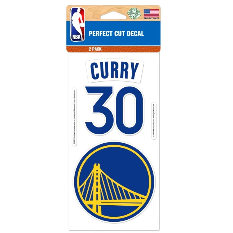 Wincraft Wincraft Nba Clr Dcl 4X8 Set Curry/Gsw (9000179235_76365)