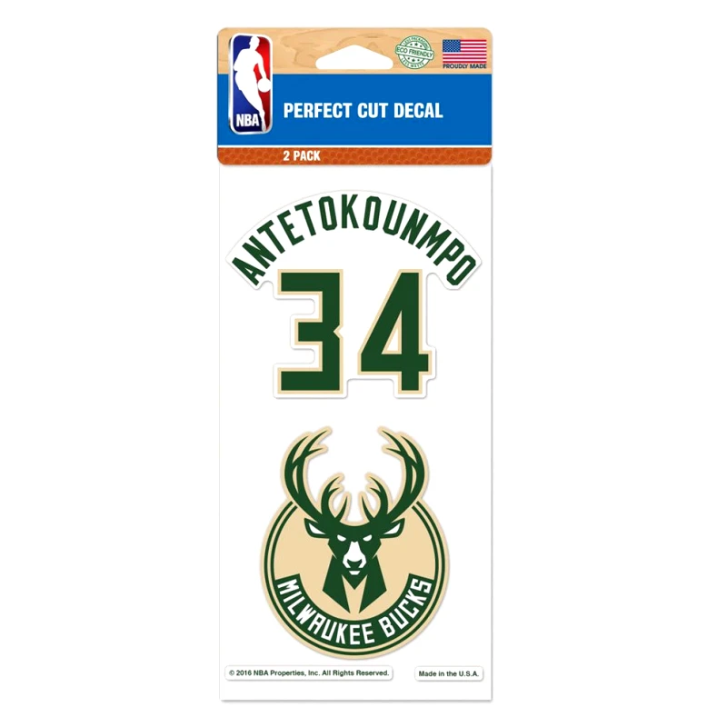 Wincraft Wincraft Nba Clr Dcl 4X8 Set Ante/Bucks (9000179230_76371)