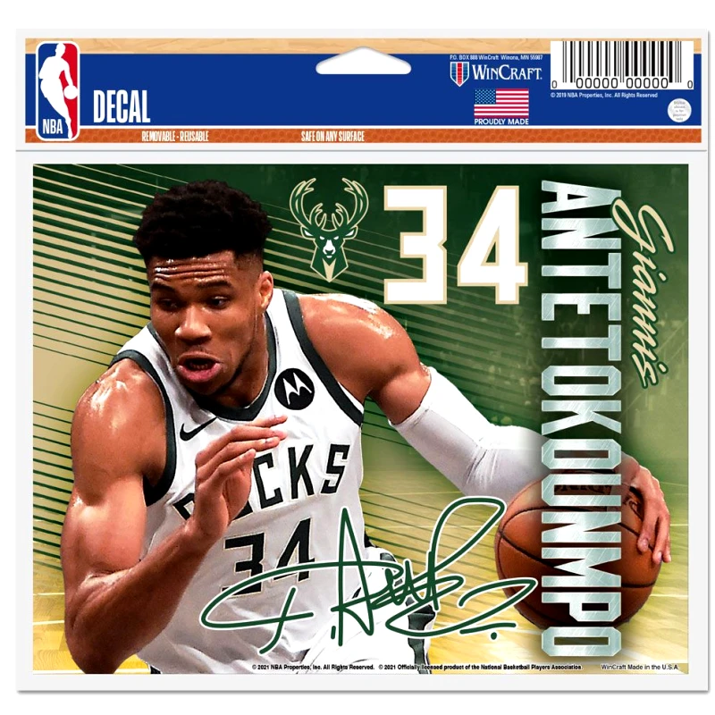 Wincraft Wincraft Nba Mudcl 5.5X5.75 Ante/Bucks (9000179260_76371)