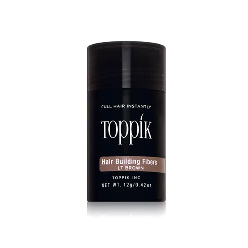 Kyana Toppik® Hair Building Fibers – Καστανό Ανοιχτό/Light Brown – 12gr