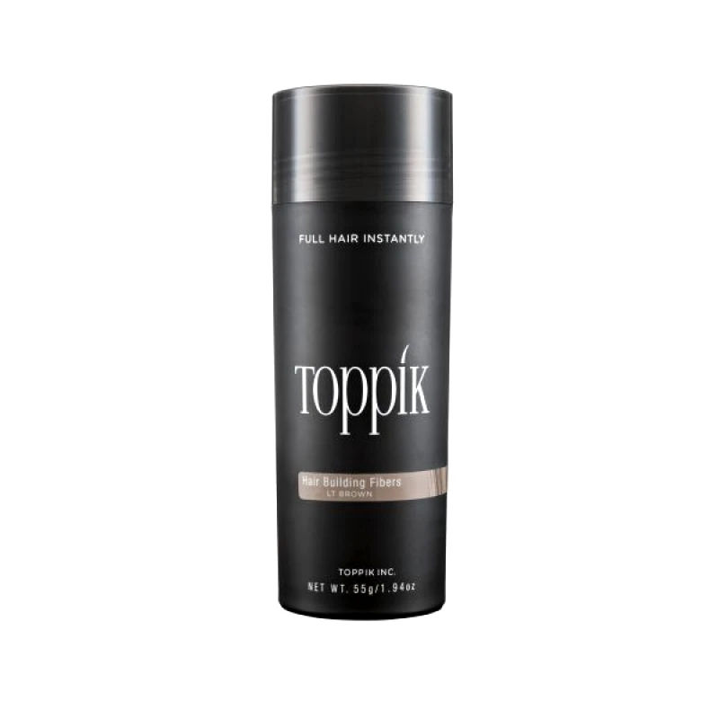 Kyana Toppik® Hair Building Fibers – Καστανό Ανοιχτό/Light Brown – 55gr