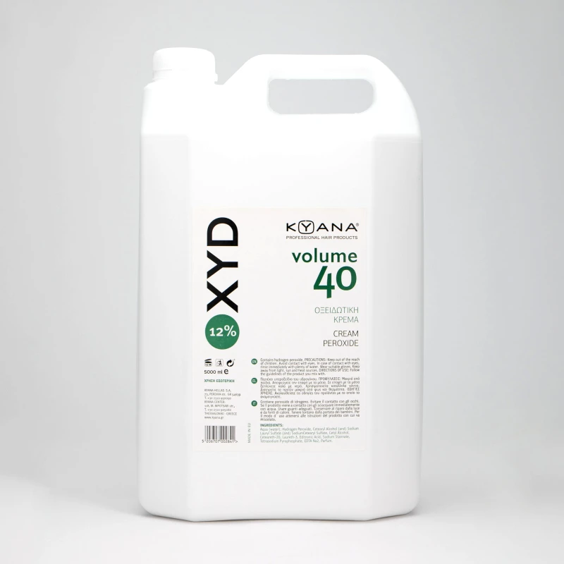 Kyana OXYCREAM 40vol. NEW 5000ml – SALON / οξυζενέ βαφής