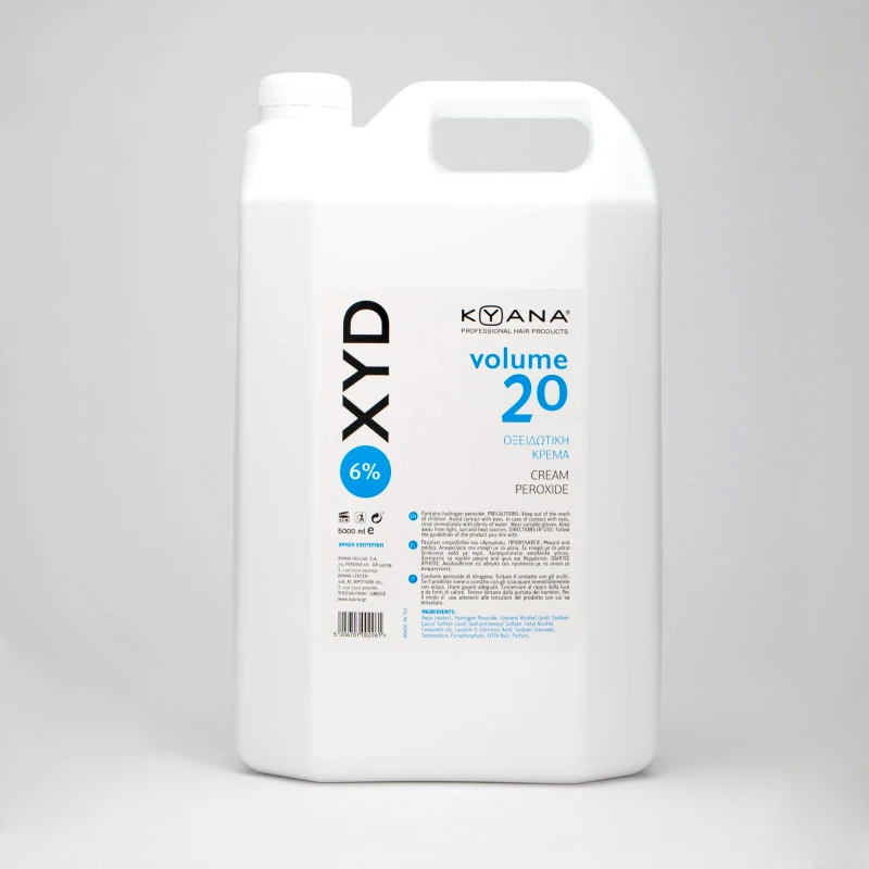 Kyana OXYCREAM 20vol. NEW 5000ml – SALON / οξυζενέ βαφής