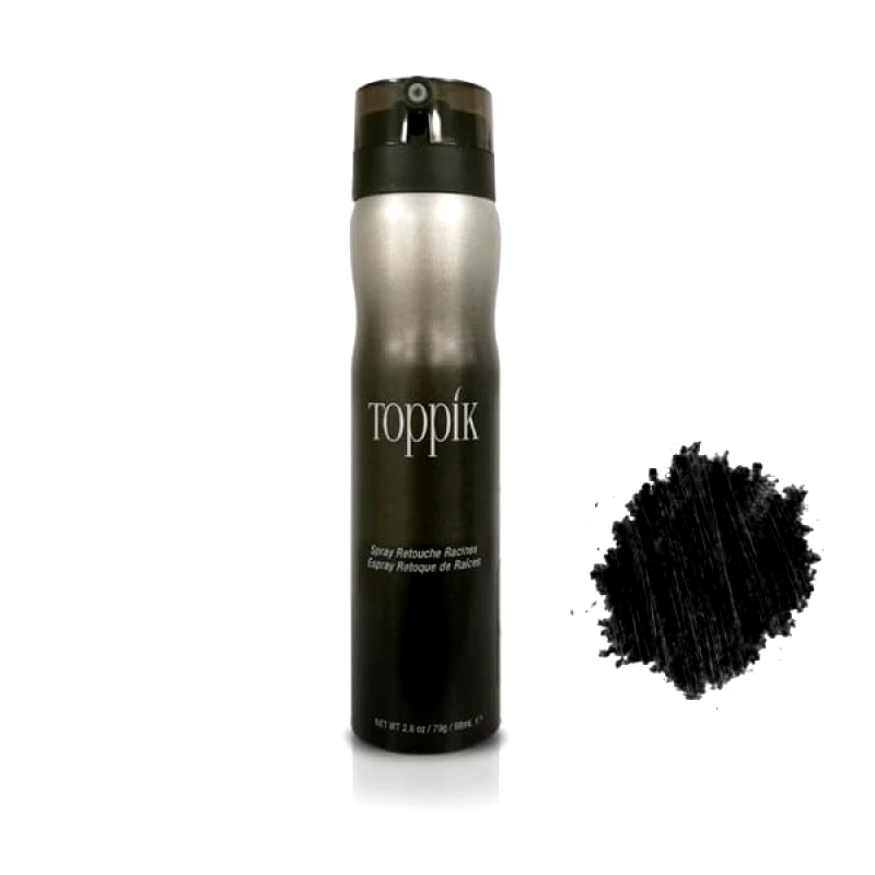 Kyana Toppik® – Σπρέι Κάλυψης Γκρίζων Μαλλιών – Μελαχρινό/Black
