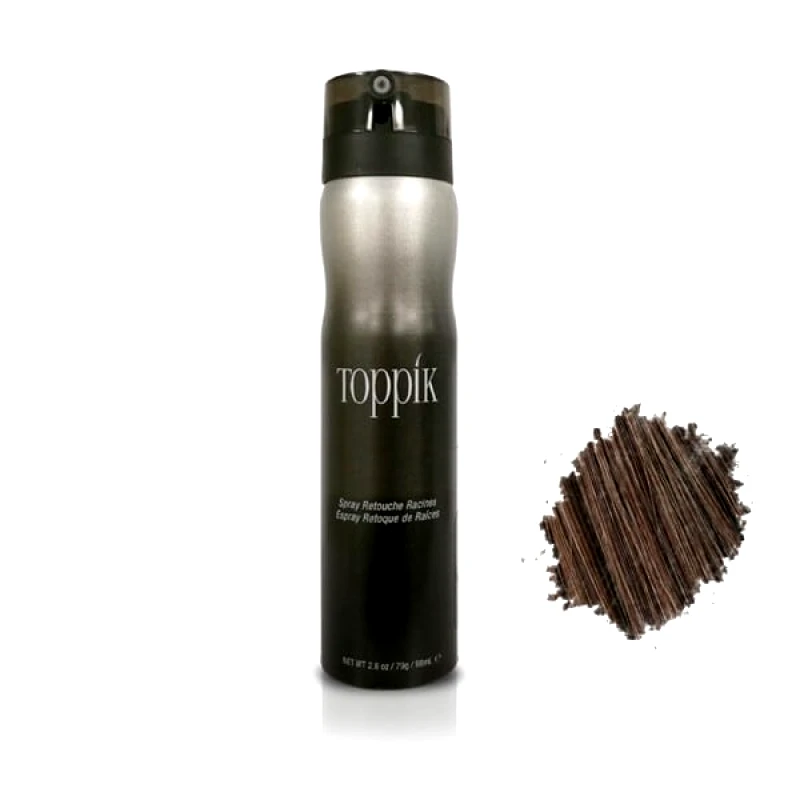 Kyana Toppik® – Σπρέι Κάλυψης Γκρίζων Μαλλιών – Καστανό Σκούρο/Dark Brown