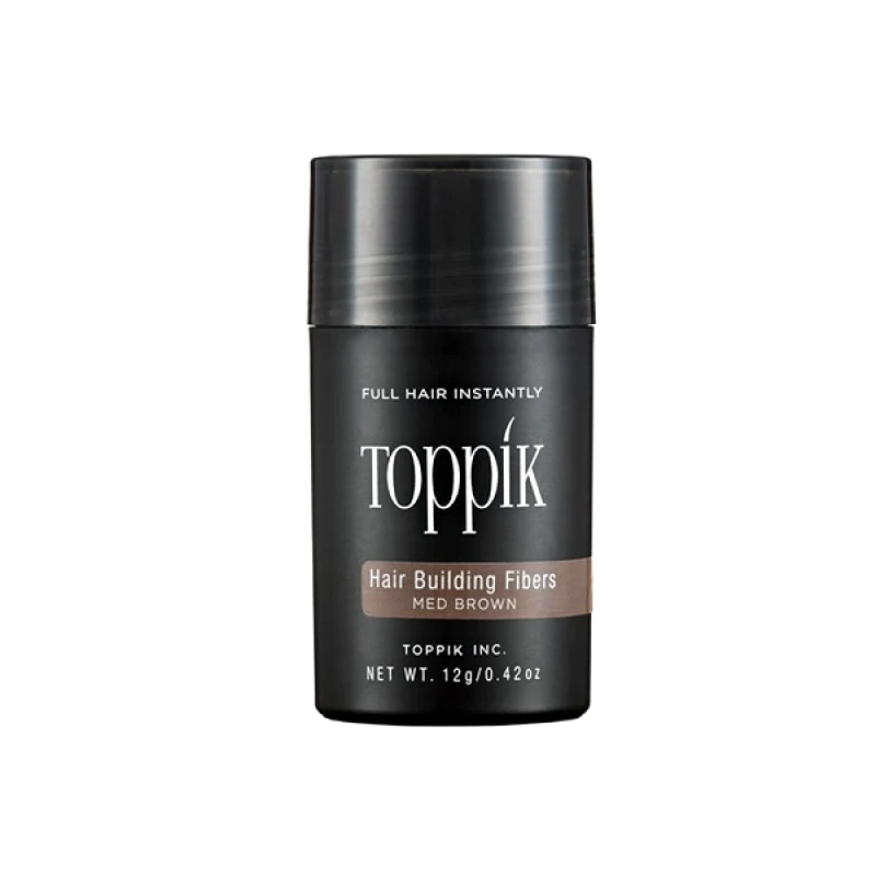 Kyana Toppik® Hair Building Fibers – Καστανό/Medium Brown – 12gr