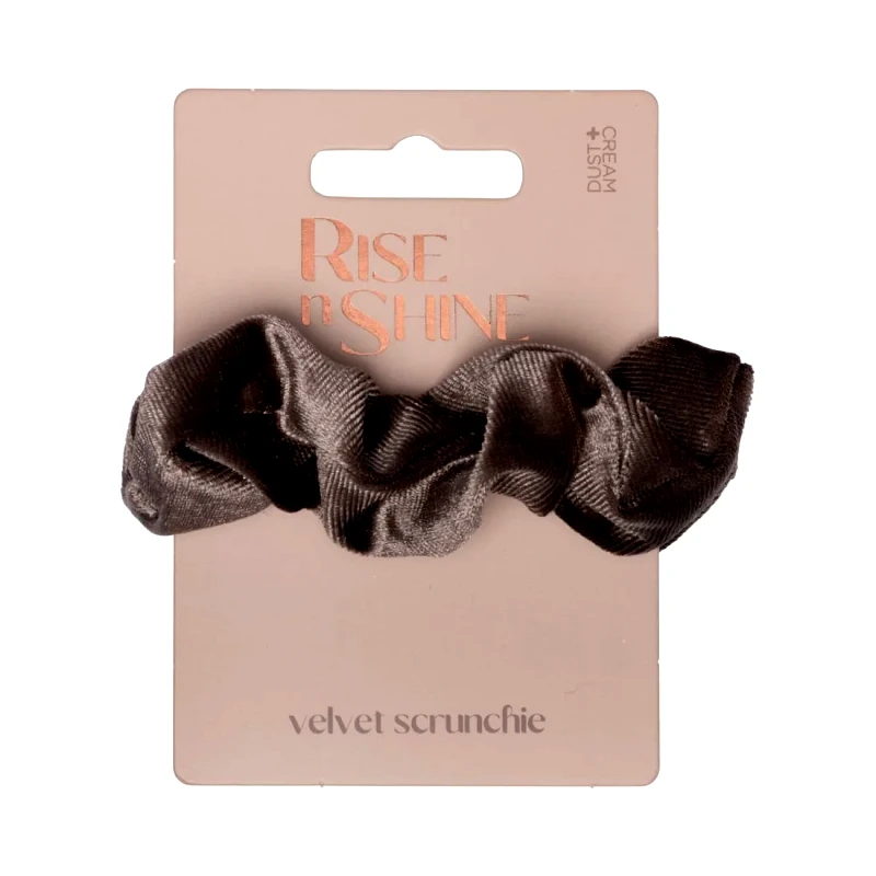 DUST+CREAM SCRUNCHIE RISE N SHINE ΒΕΛΟΥΔΙΝΟ DUSTY ROSE 1ΤΜΧ