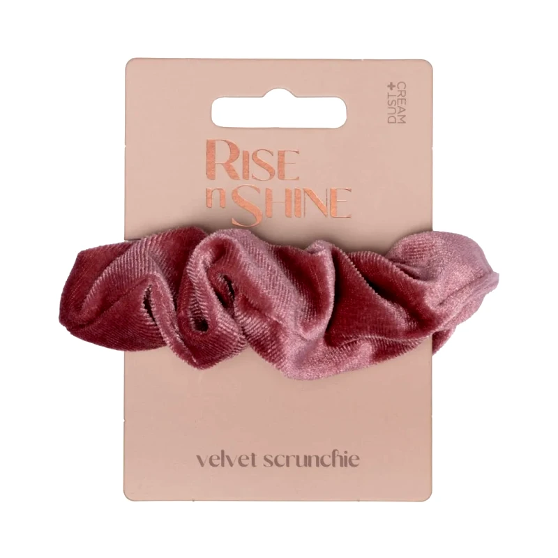 DUST+CREAM SCRUNCHIE RISE N SHINE ΒΕΛΟΥΔΙΝΟ DEEP VIOLET 1ΤΜΧ