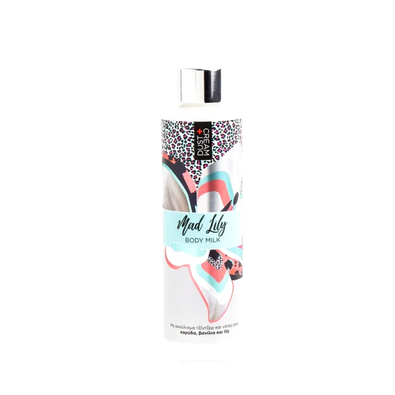 DUST+CREAM BODY MILK MAD LILY ΜΕ ΕΚΧΥΛΙΣΜΑ ΤΖΙΝΤΖΕΡ 200ML