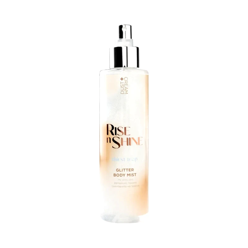 DUST+CREAM BODY MIST RISE N SHINE ΜΕ GLITTER THIRST TRAP 200ML