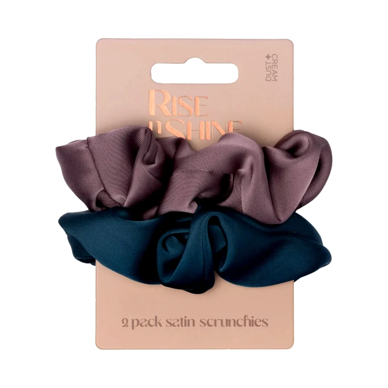 DUST+CREAM SCRUNCHIES RISE N SHINE ΣΑΤΕΝ 2ΤΜΧ