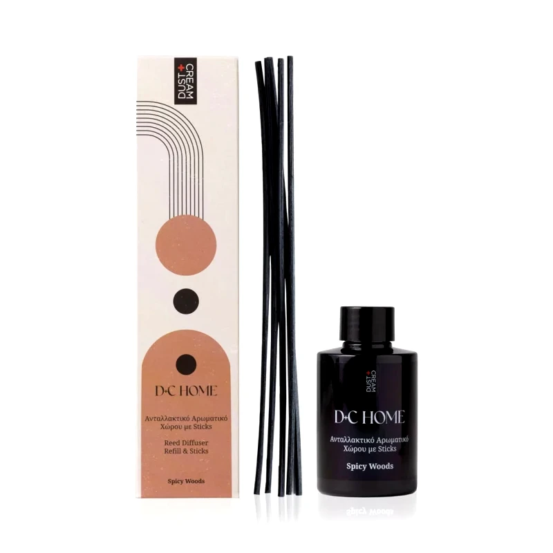 DUST+CREAM ΑΡΩΜΑΤΙΚΟ ΧΩΡΟΥ & STICKS D+C HOME ΑΝΤΑΛΛΑΚΤΙΚΟ SPICY WOODS 100ML