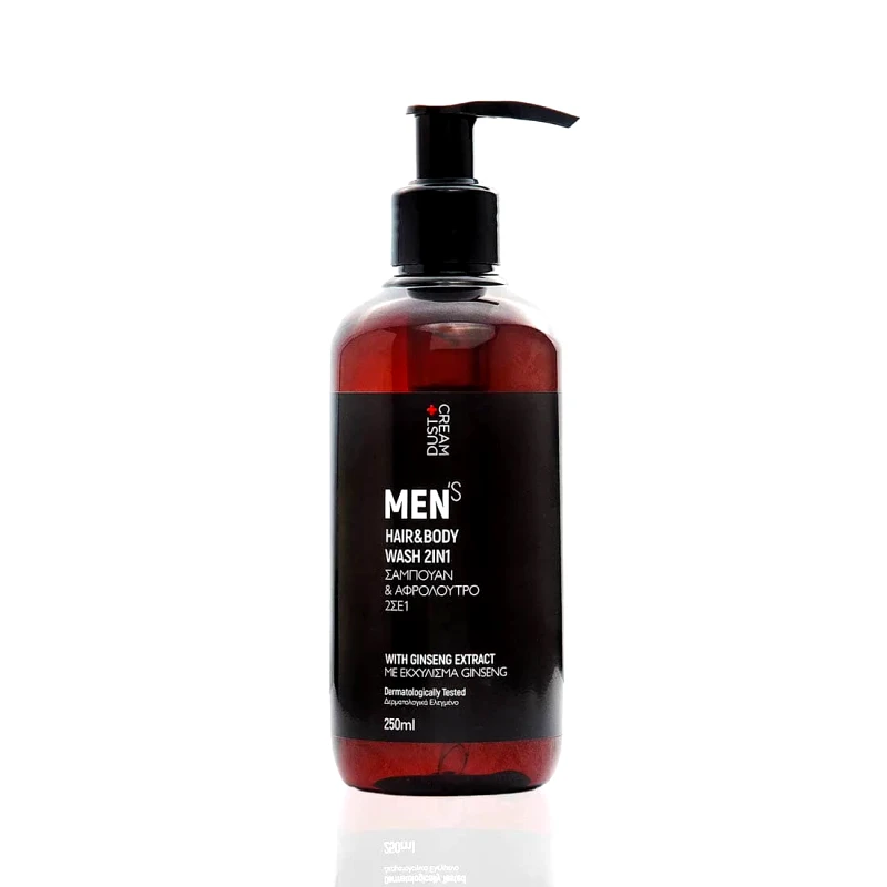 DUST+CREAM ΣΑΜΠΟΥΑΝ & ΑΦΡΟΛΟΥΤΡΟ 2 ΣΕ 1 ME ΕΚΧΥΛΙΣΜΑ GINSENG 250ml