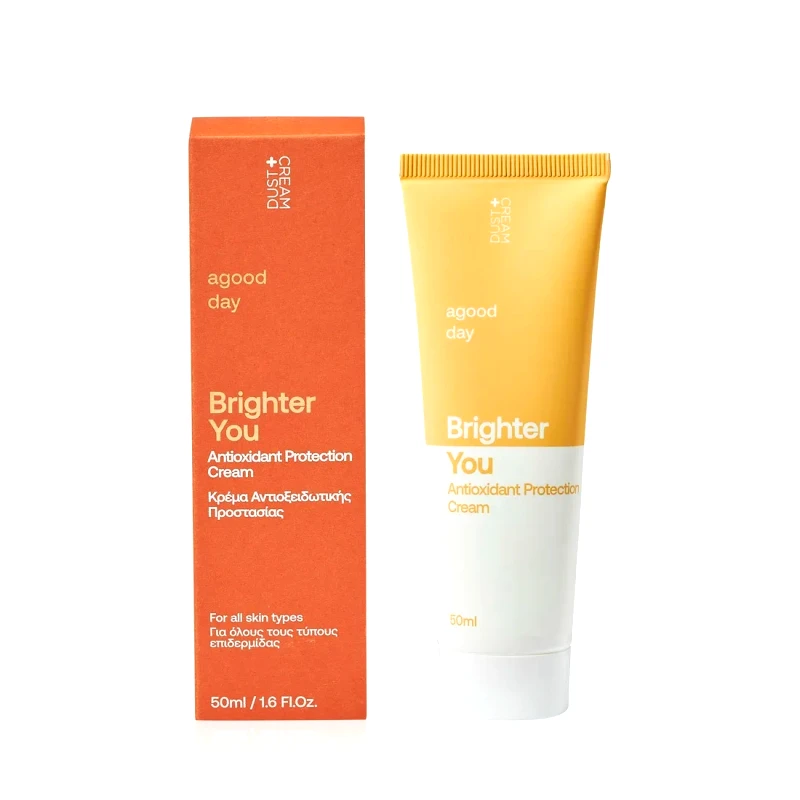 DUST+CREAM ΚΡΕΜΑ ΑΝΤΙΟΞΕΙΔΩΤΙΚΗΣ ΠΡΟΣΤΑΣΙΑΣ A GOOD DAY BRIGHTER YOU ΓΙΑ ΛΑΜΨΗ ΜΕ ΒΙΟΣΑΚΧΑΡΙΤΕΣ 50ML