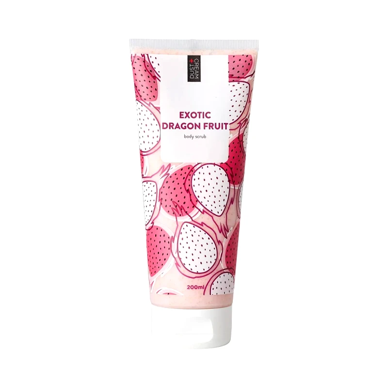 DUST+CREAM SCRUB ΣΩΜΑΤΟΣ BASIC LINE ΜΕ ΑΡΩΜΑ EXOTIC DRAGON FRUIT 200ML