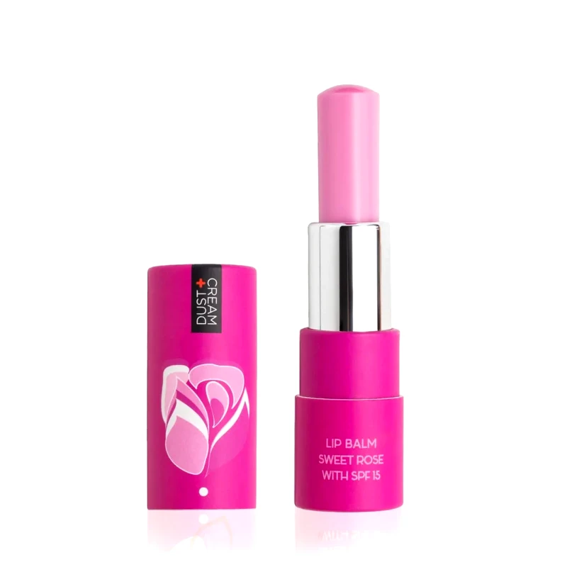 DUST+CREAM LIP BALM SWEET ROSE ΜΕ SPF15 4,3GR