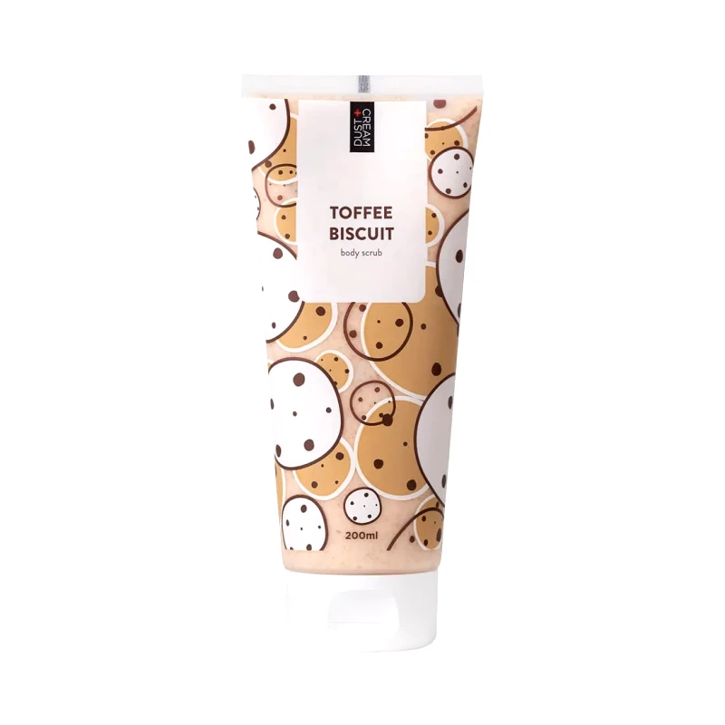 DUST+CREAM SCRUB ΣΩΜΑΤΟΣ BASIC LINE ΜΕ ΑΡΩΜΑ ΜΠΙΣΚΟΤΟ ΚΑΡΑΜΕΛΑ 200ML