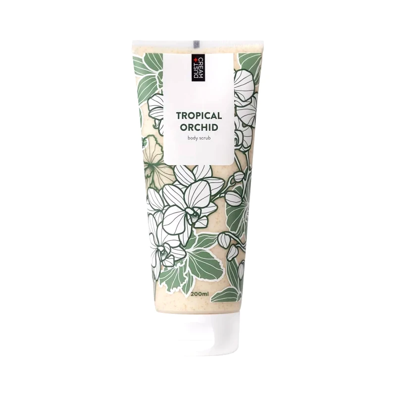 DUST+CREAM SCRUB ΣΩΜΑΤΟΣ BASIC LINE ΜΕ ΑΡΩΜΑ ΟΡΧΙΔΕΑ 200ML