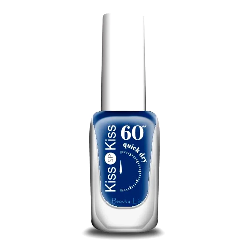 Kiss Kiss ΒΕΡΝΙΚΙ 60" QUICK DRY Νο 375 PRIME BLUE