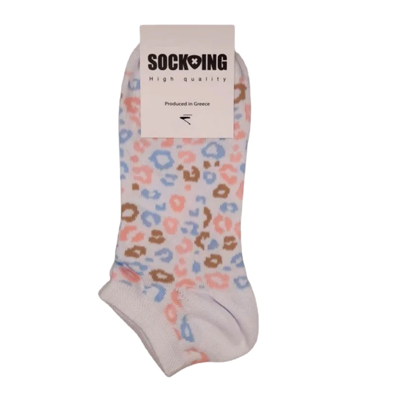 Sock-Ing Τερλίκι κάλτσα Γυναικεία με σχέδιο | 10922-02 ΛΕΥΚΟ