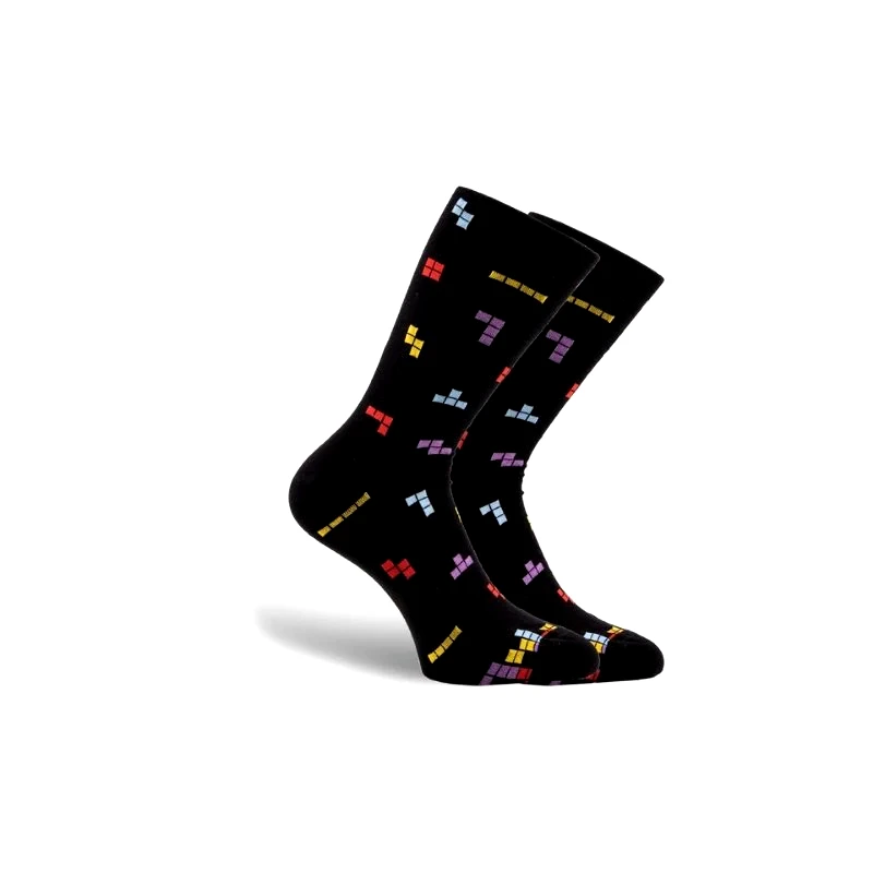 Sock-Ing Κάλτσες με σχέδιο Tetris | 4521 ΜΑΥΡΟ