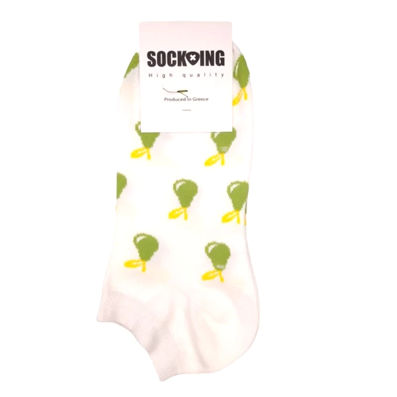 Sock-Ing Τερλίκι κάλτσα Γυναικεία με σχέδιο | 11222Γ-02 ΛΕΥΚΟ