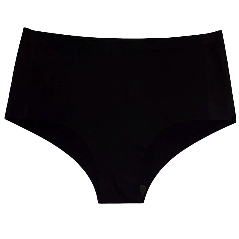 NUDS Ψηλόμεσο midi slip χωρίς ραφές ΜΑΥΡΟ