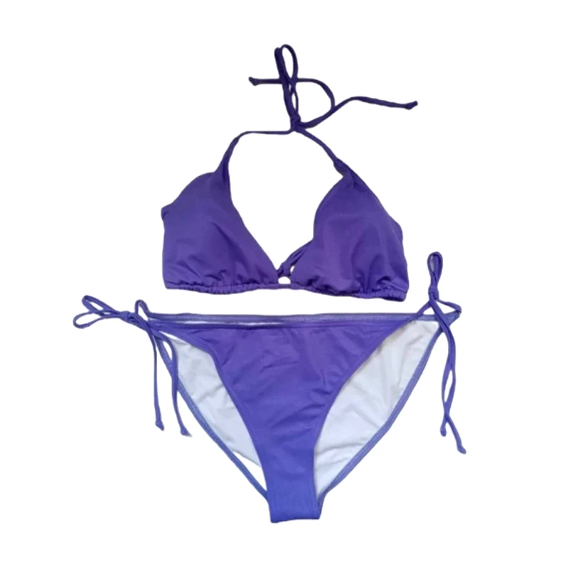 ELINAL Bikini Set μονόχρωμο ΜΩΒ