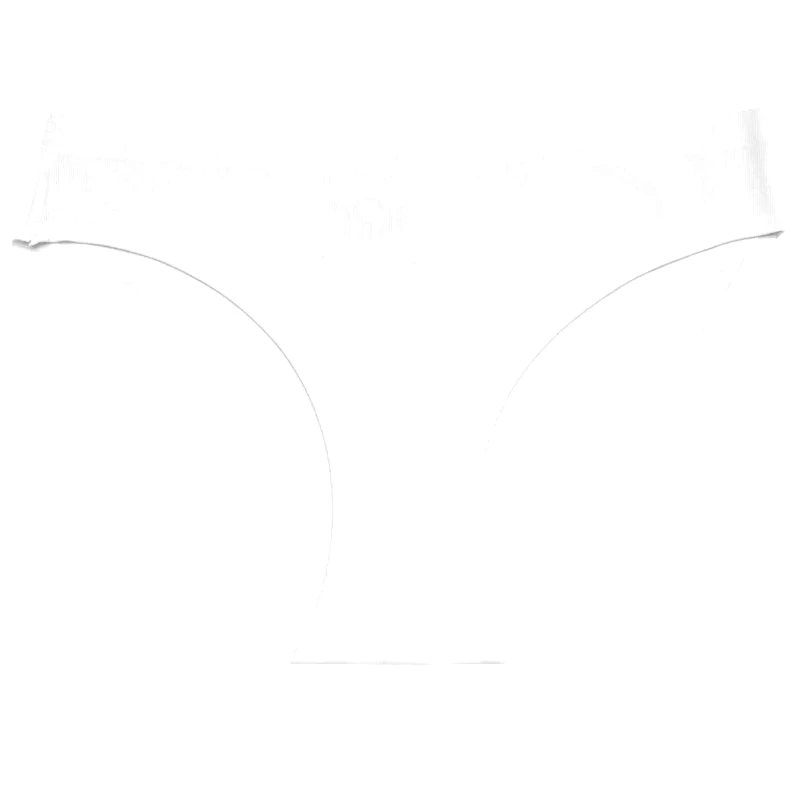 NUDS Mini slip βαμβακερό χωρίς ραφές ΛΕΥΚΟ