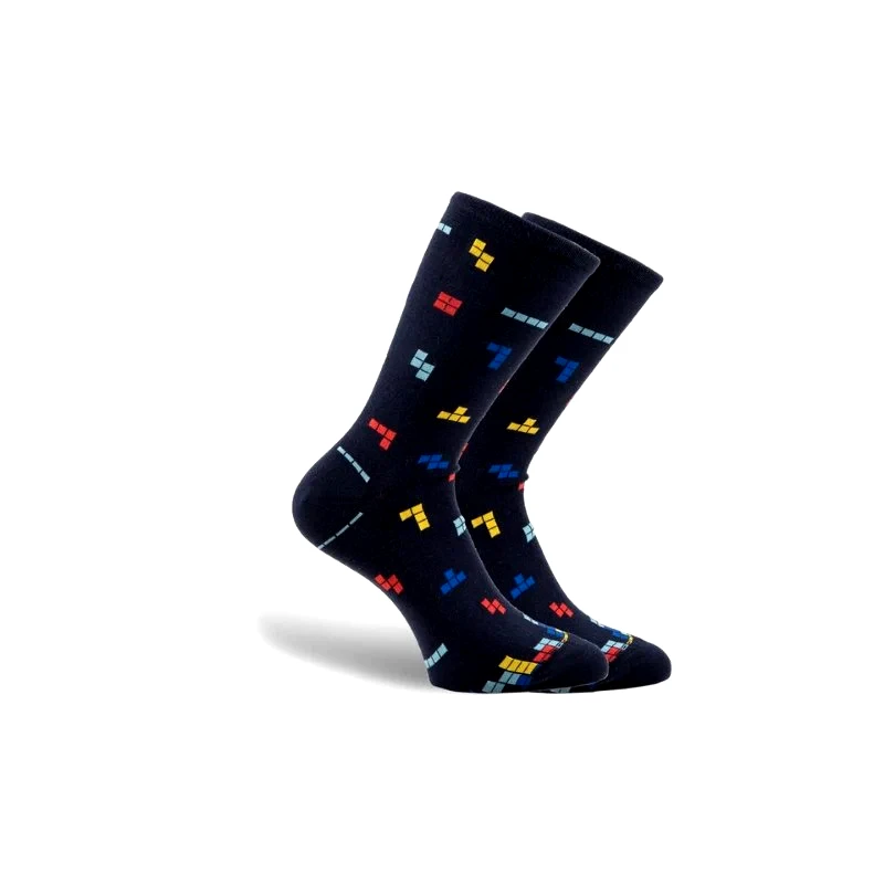 Sock-Ing Κάλτσες με σχέδιο Tetris | 4521 ΜΠΛΕ ΣΚΟΥΡΟ