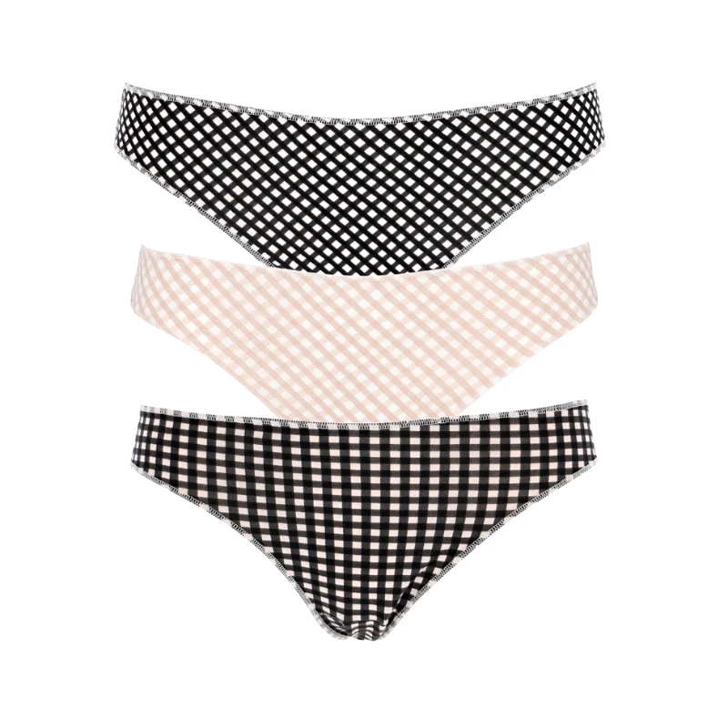 COTONELLA Τριάδα χαμηλό μίνι σλίπ με σχέδιο | 3487-4A100 ΜΕ ΣΧΕΔΙΟ