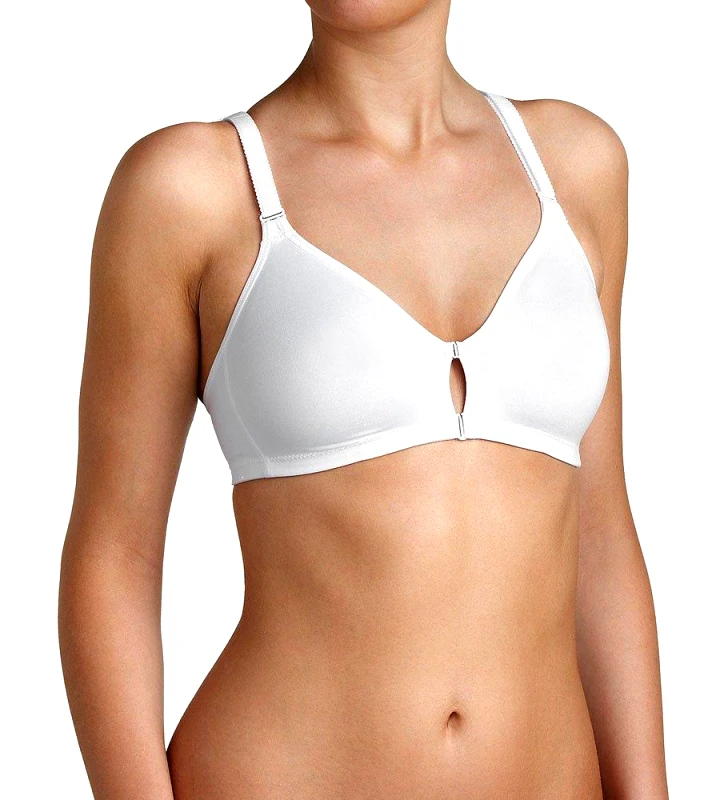 TRIUMPH Αθλητικό Σουτιέν με μπροστινό κούμπωμα | Triaction Fitness F ΛΕΥΚΟ