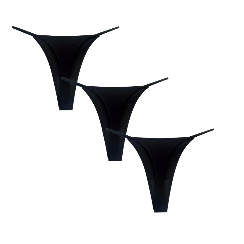 NUDS 3αδα String χωρίς ραφές ΜΑΥΡΟ