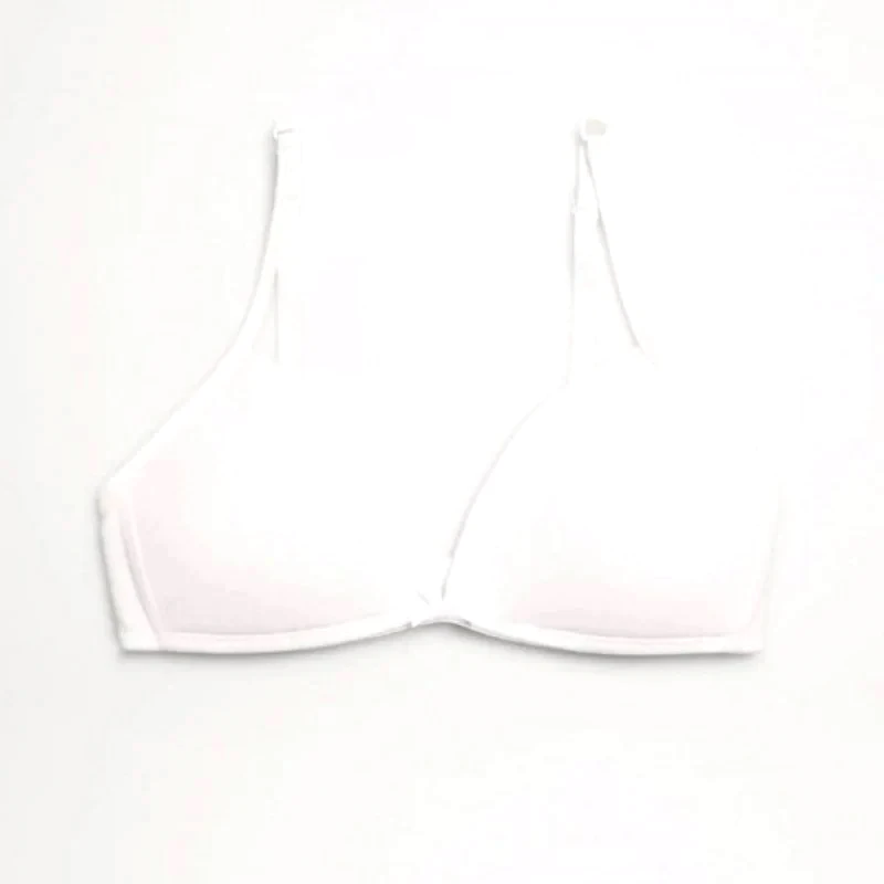 YSABEL MORA Εφηβικό σουτιέν χωρίς μπανέλα με ελαφριά επένδυση | 18802 ΛΕΥΚΟ