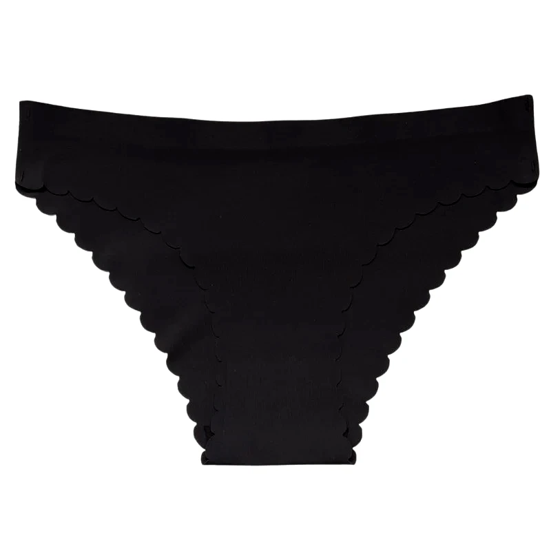 NUDS Mini Slip χωρίς ραφές με σχέδιο ΜΑΥΡΟ