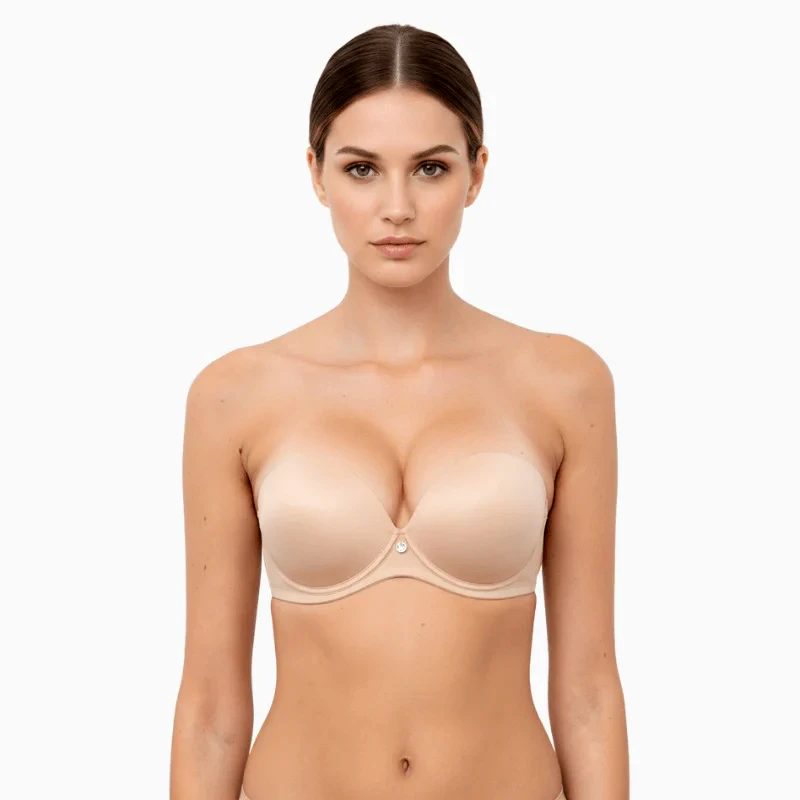 LORMAR Στράπλες Push-Up με διπλή ενίσχυση | Extra Double ΜΠΕΖ