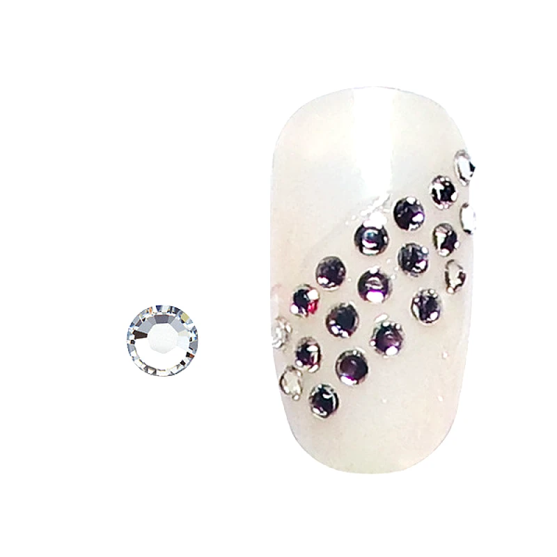 Peggy Sage STRASS SWAROVSKI Ø 1.5mm x100 Argent